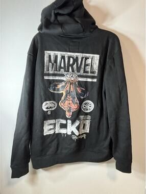 Ecko Unltd. x Marvel Spider-Man Adult Hoodie Size: Large Comics DC Black